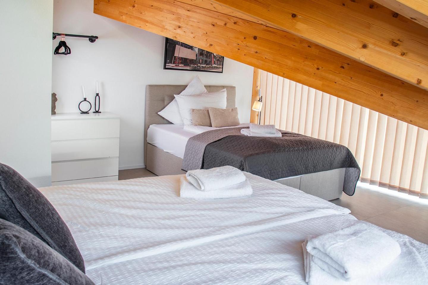 ※Luxus Loft Mit Boxspringbetten Und Heimkino ※ Inzlingen Bagian luar foto